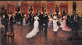 An Evening Soiree by Jean Beraud